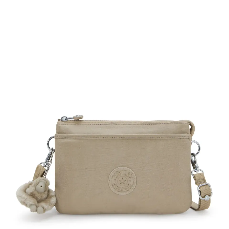 Kipling Riri crossbodytas Klein Soft Taupe waterafstotend