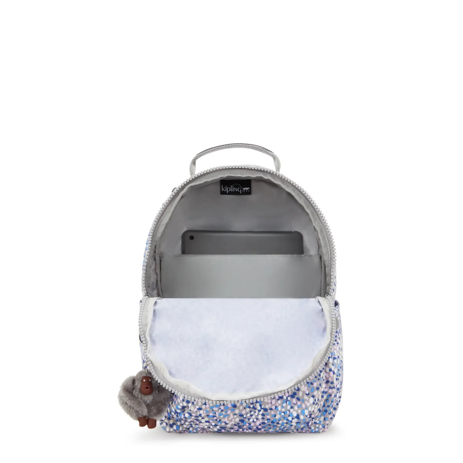 Kipling Seoul S rugzak Spotted Stream klein met tabletvak