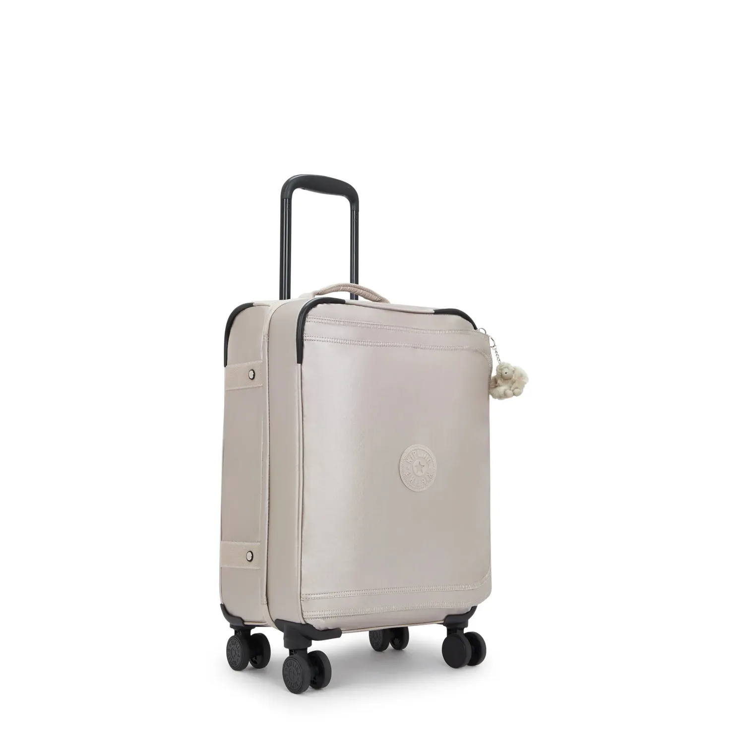Kipling Spontaneous S koffer Klein Metallic Glow glans