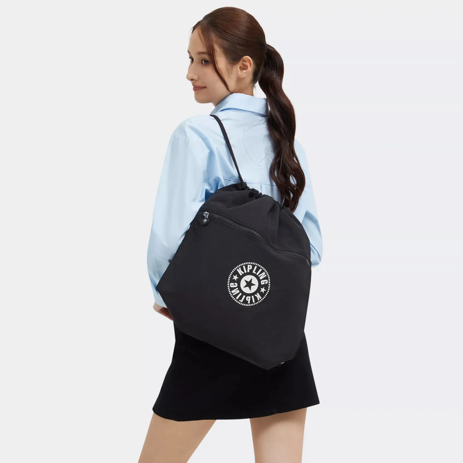 Kipling Supertaboo tas Black Lite medium gerecycled