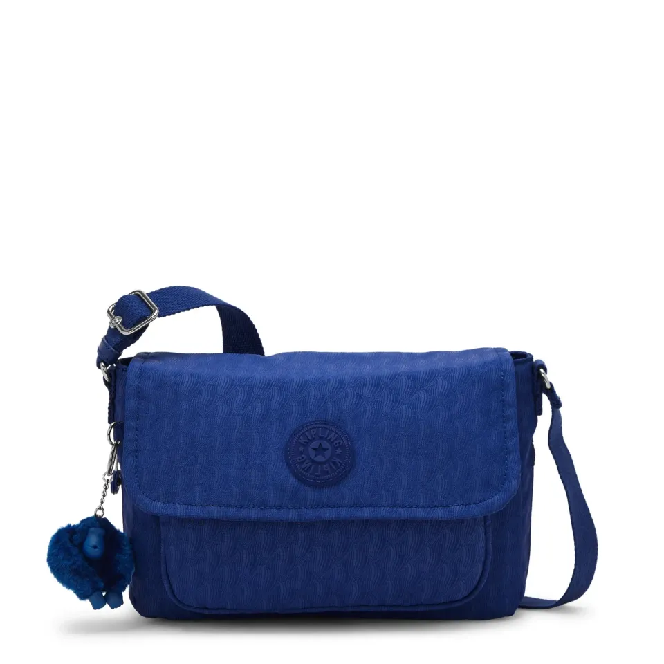 Kipling Dalma Medium Crossbody Tas Diamond Wave Emboss