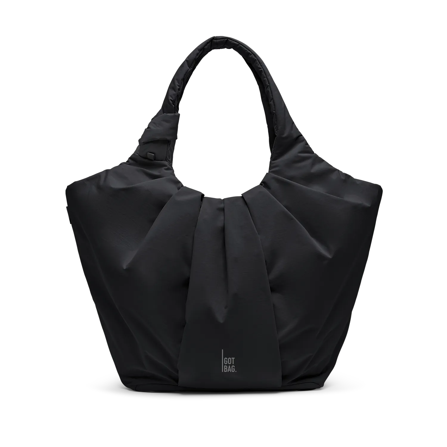 Got Bag Pleat Tote Bag draagtas black monochrome 17 liter