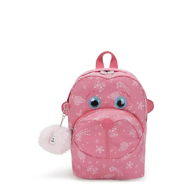 Kipling Faster rugzak klein Glitter Cats waterafstotend