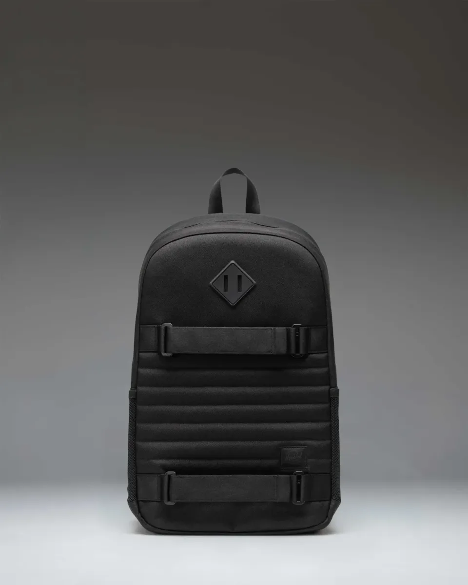 Herschel Fleet Skate rugzak zwart skatebanden