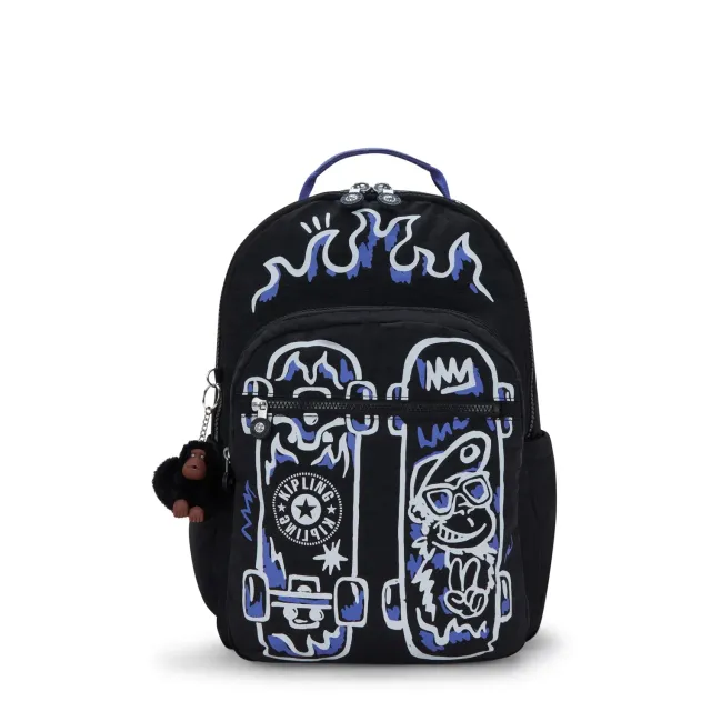 Kipling Seoul Lap rugzak Fire Skate 15 inch laptop