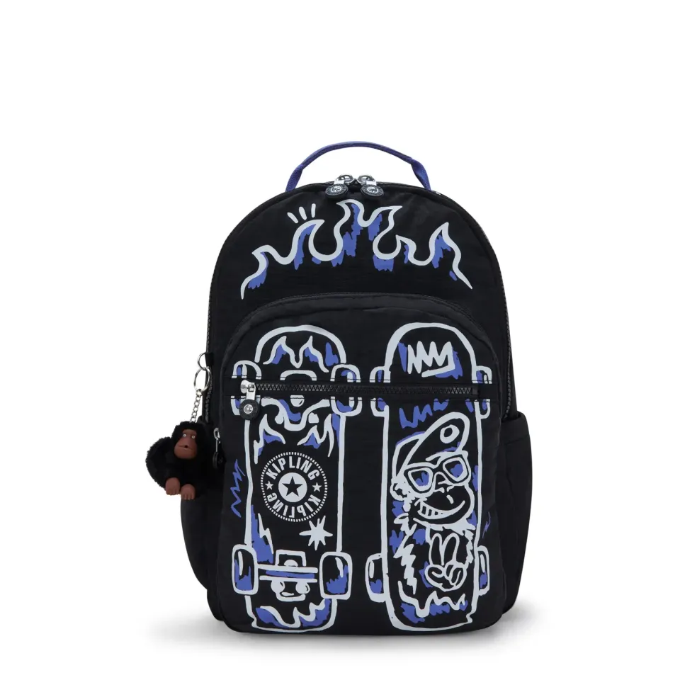 Kipling Seoul Lap rugzak Fire Skate 15 inch laptop