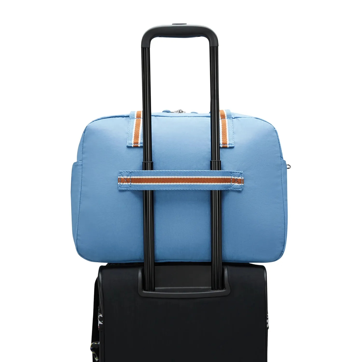 Kipling Defea XL sporttas Medium Vintage Blue voorvakken