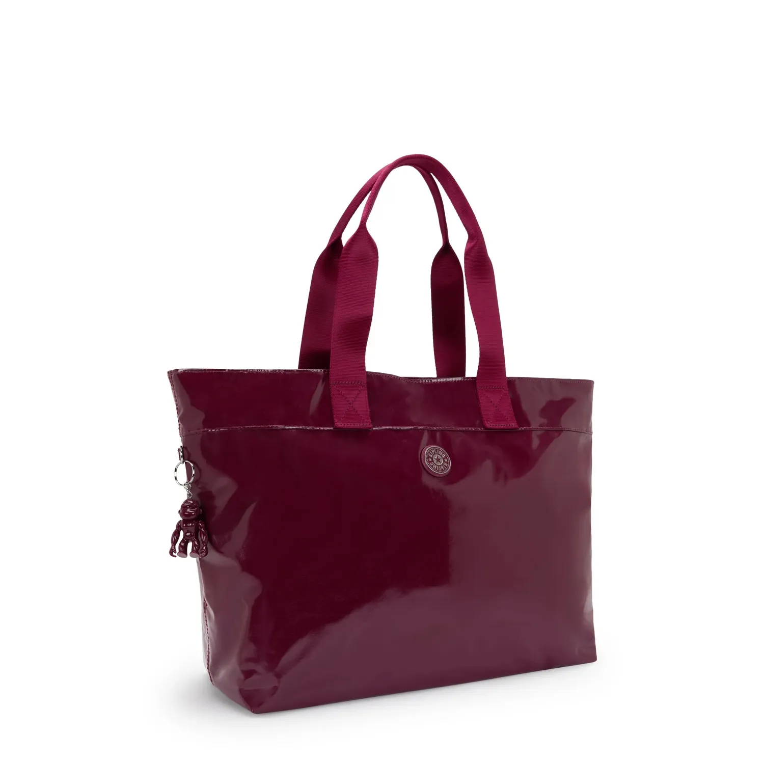 Kipling Colissa Up tas High Gloss Wine Groot laptop