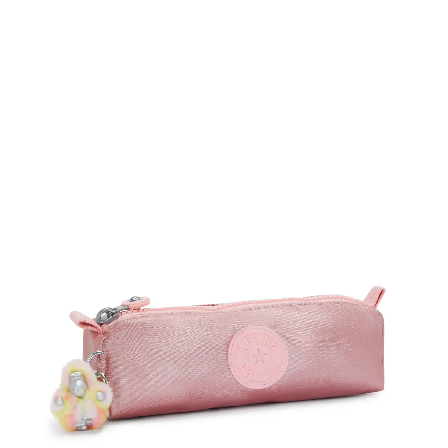 Kipling Freedom pennenzak Medium Bronze Pink Metallic nylon