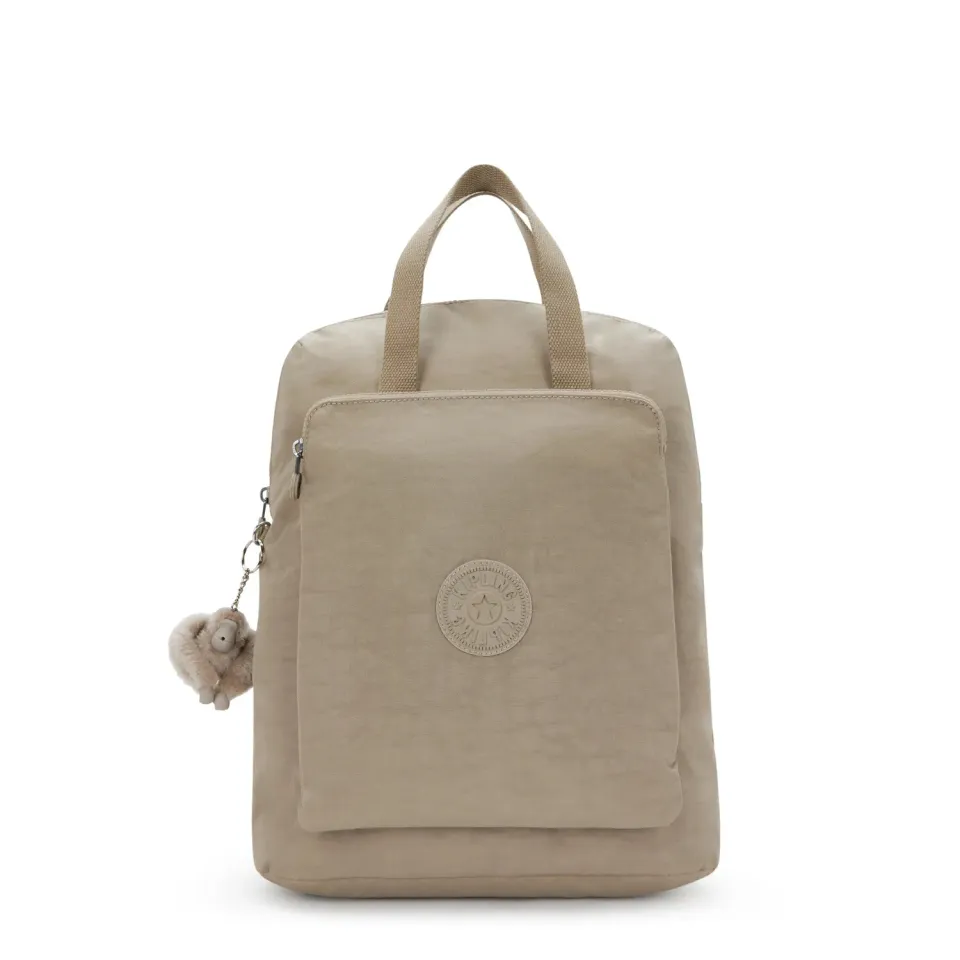Kipling Kazuki rugzak Medium Soft Taupe 13 inch laptop