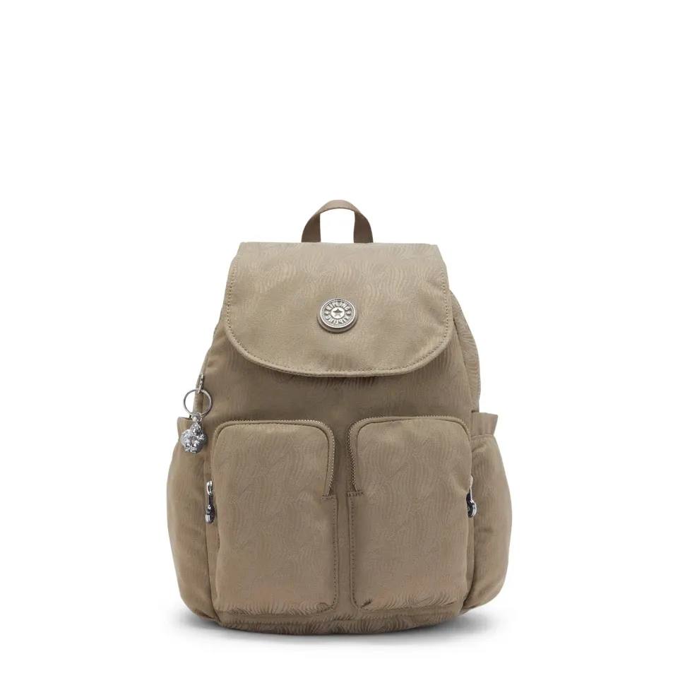 Kipling City Pocket S rugzak Diamond Wave Jacquard Klein klepsluiting