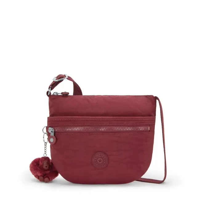 Kipling Arto S crossbody tas Lounge Wine klein waterafstotend