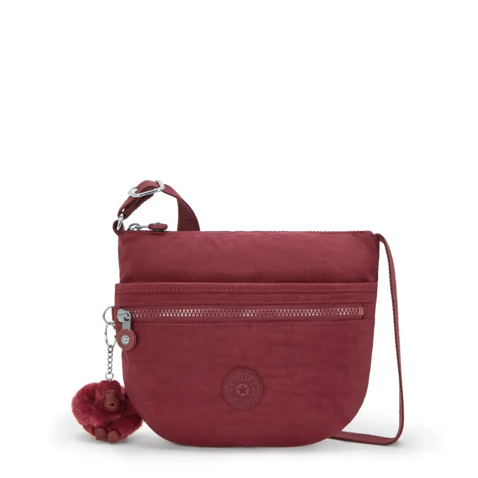 Kipling Arto S crossbody tas Lounge Wine klein waterafstotend