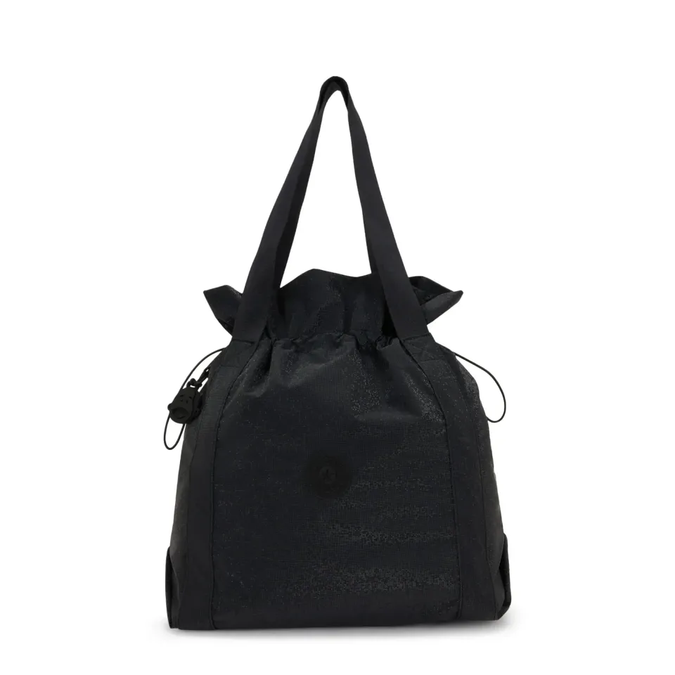 Kipling Elmar Medium shopper Shiny Pixel A4 koordsluiting