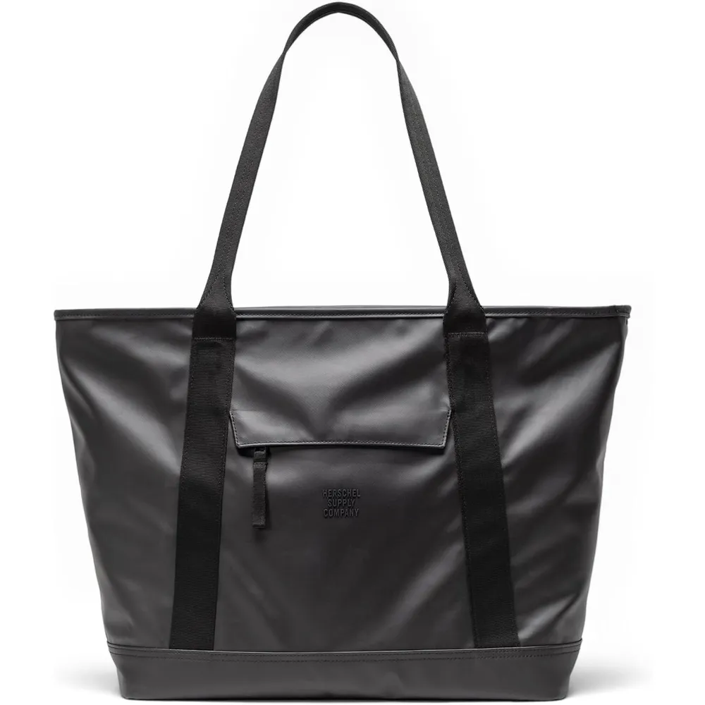 Herschel Alberni tote Dark Gull Gray canvas