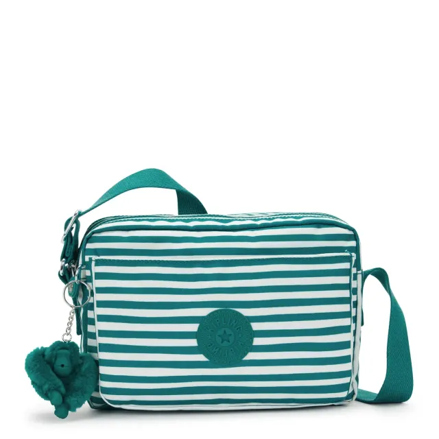 Kipling Abanu M crossbody tas Parasol Stripes Medium streepprint