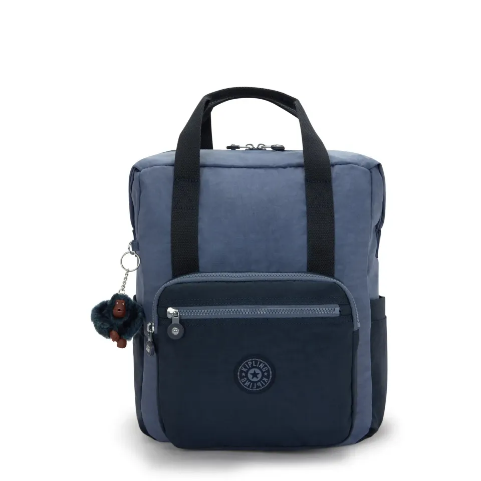 Kipling Buddy rugzak Game Grey Medium met laptopvak