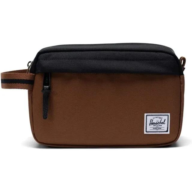 Herschel Chapter Travel Kit Saddle Black toilettas