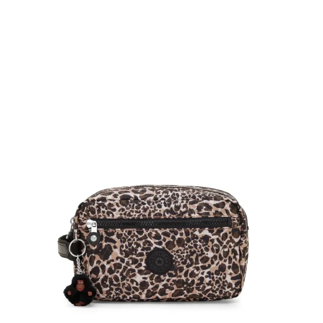 Kipling Amalfi buideltas Rustic Cheetah groot luipaard