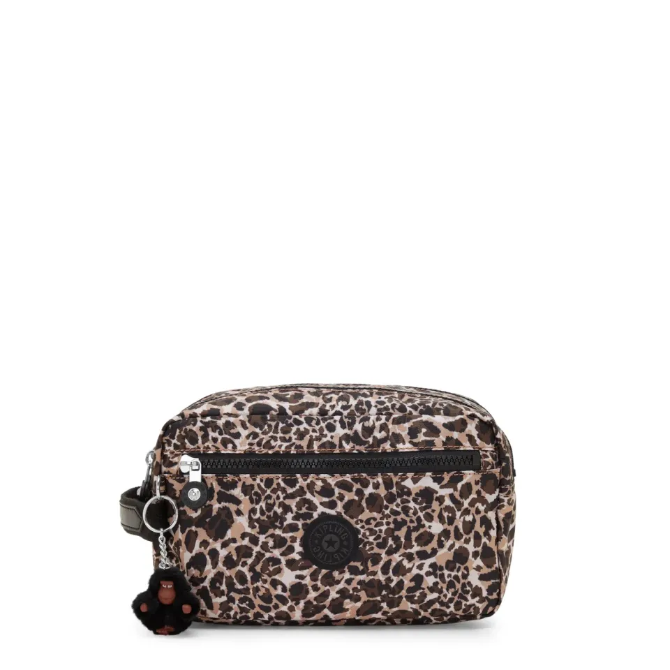Kipling Amalfi buideltas Rustic Cheetah groot luipaard