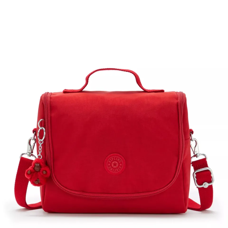 Kipling New Kichirou lunchtas Groot Cherry Tonal trolleybevestiging