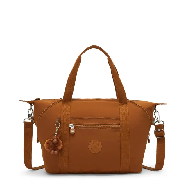 Kipling Art schoudertas Medium Stylish Mokka handig