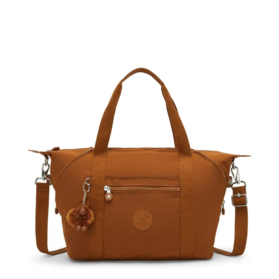 Kipling Art schoudertas Medium Stylish Mokka handig