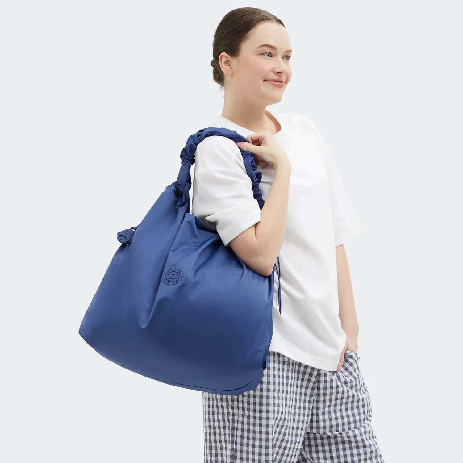 Kipling Assie shopper Casual Blue groot licht