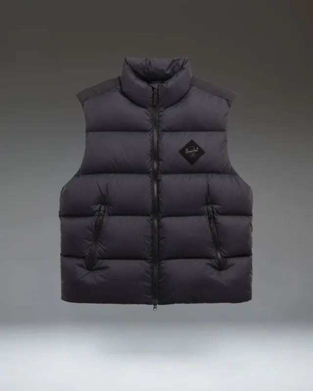 Herschel Outdoor Puffer Vest bodywarmer Zwart 700-fill dons