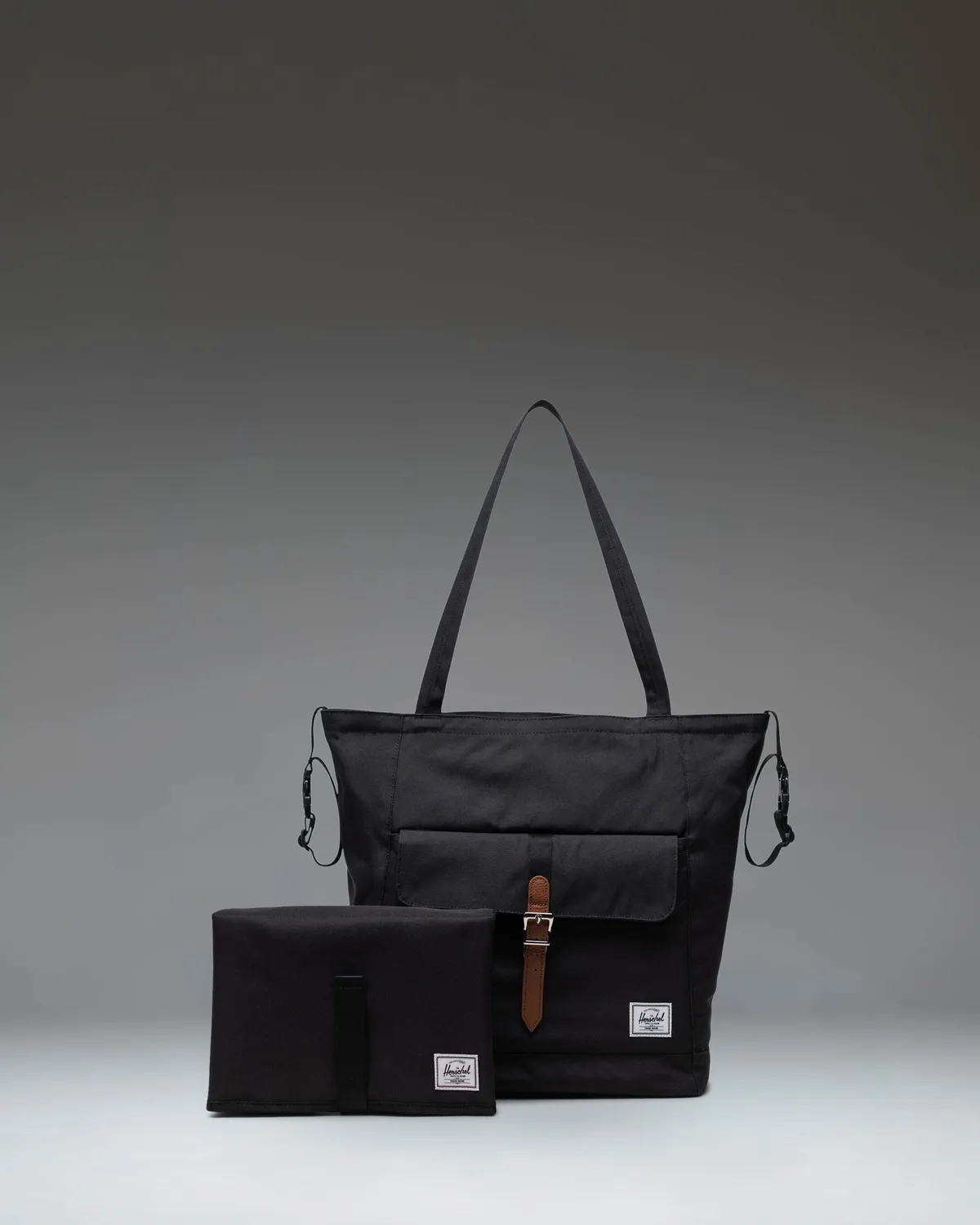Herschel Retreat Tote luiertas Zwart met organizers