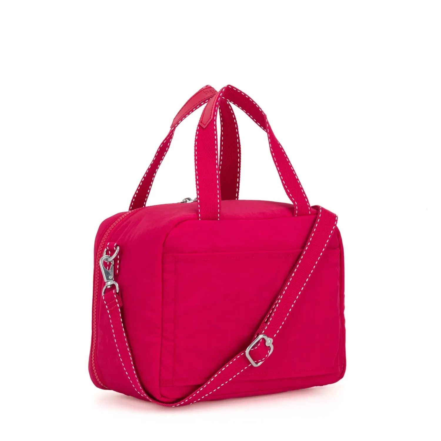 Kipling Miyo lunchtas True Pink groot geïsoleerd