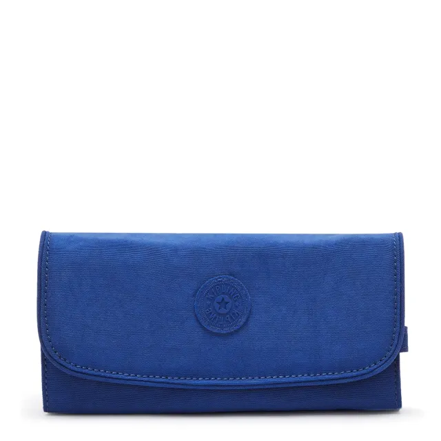 Kipling Money Land portemonnee Groot Blazing Blue RFID