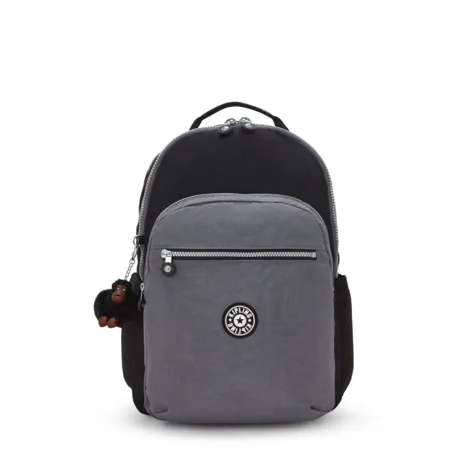 Kipling Seoul Lap rugzak Space Black Block groot 15 inch