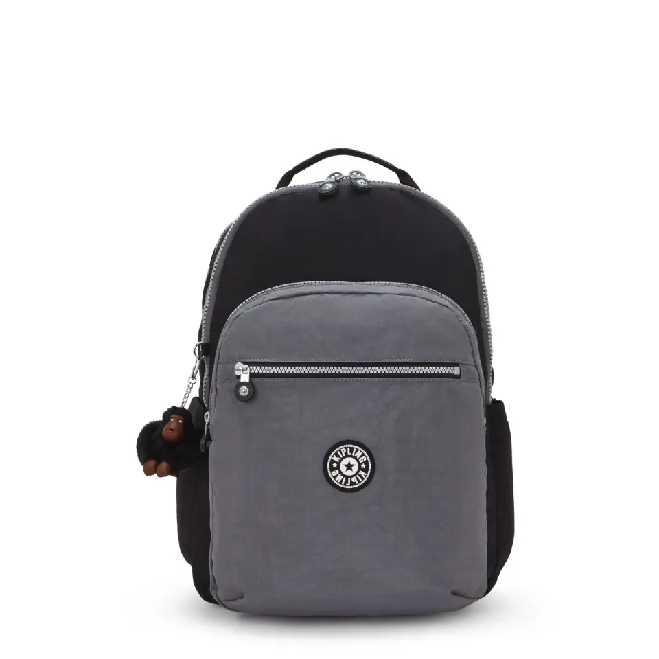 Kipling Seoul Lap rugzak Space Black Block groot 15 inch