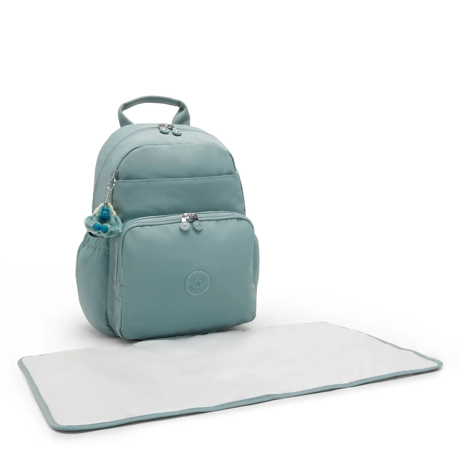Kipling Maisie babyrugzak Medium Tiny Green Air verschoningsmat