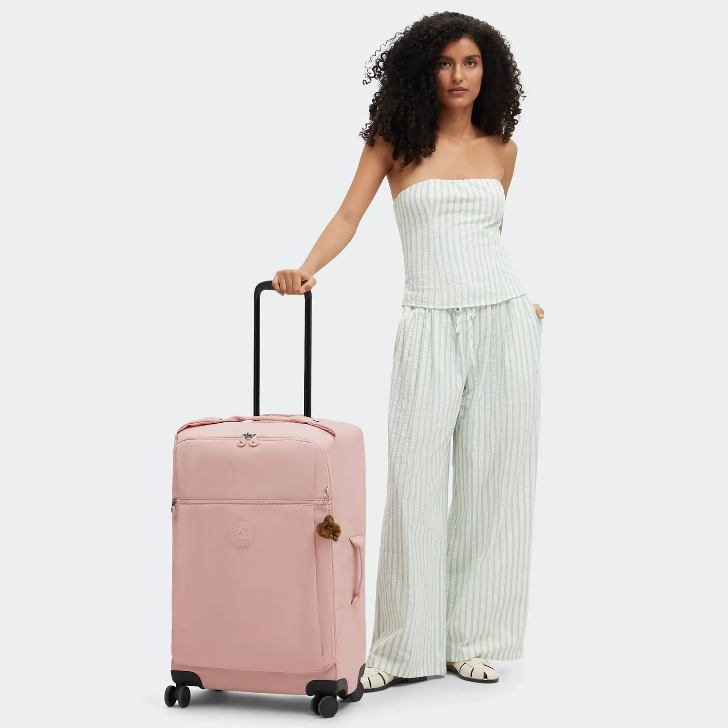 Kipling Darcey Up M koffer Memory Pink medium spinnerwielen