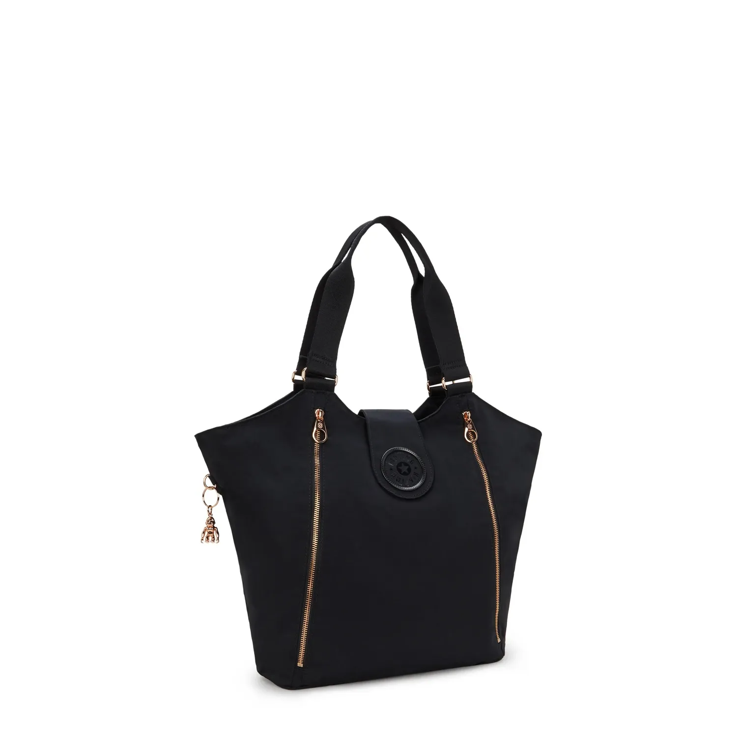 Kipling Recicely shopper Black Rose Spice medium ritsvakken