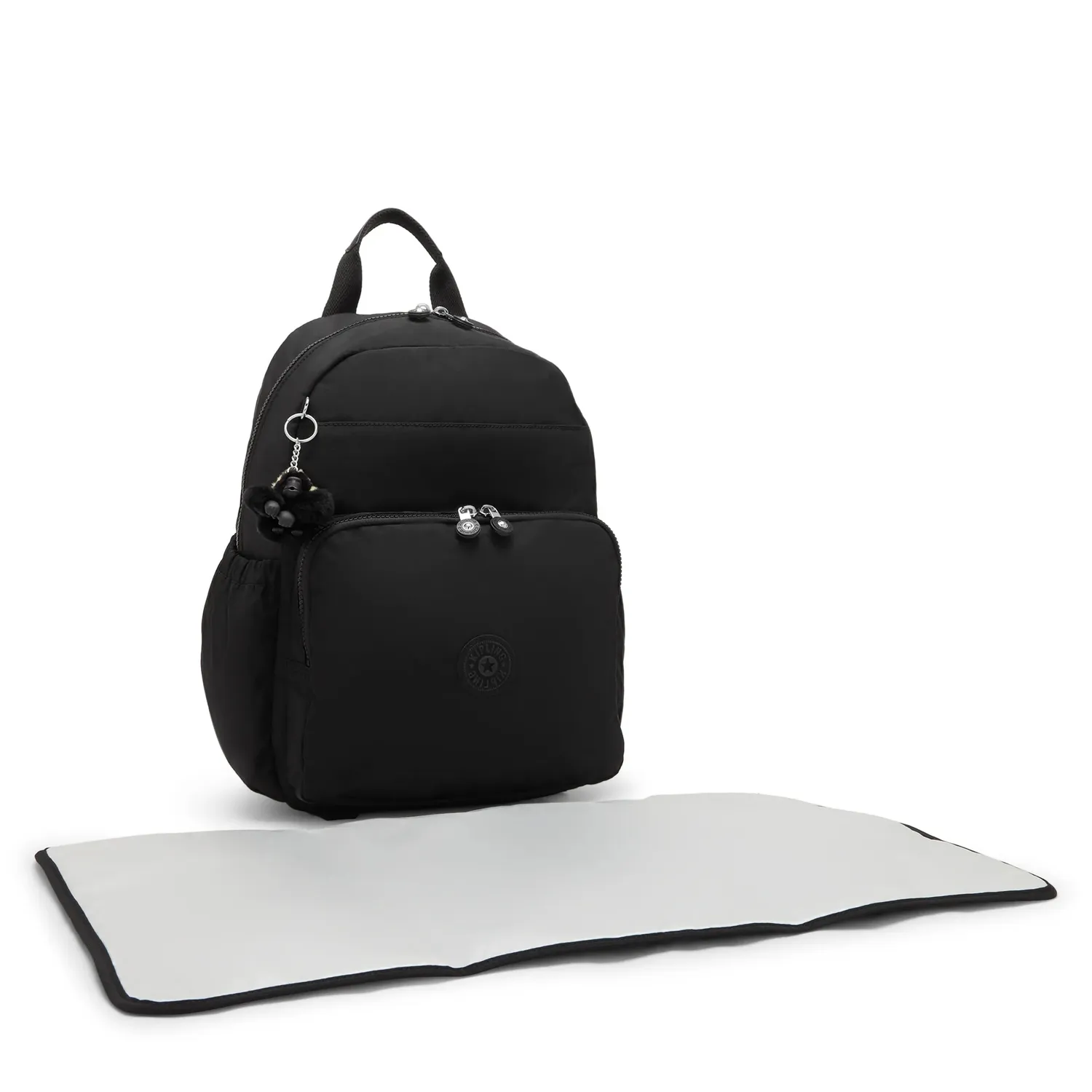 Kipling Maisie babyrugzak Tiny Black medium met verschoonmatje