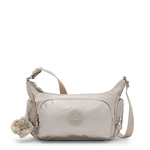 Kipling Gabbette S crossbodytas Klein Metallic Glow licht