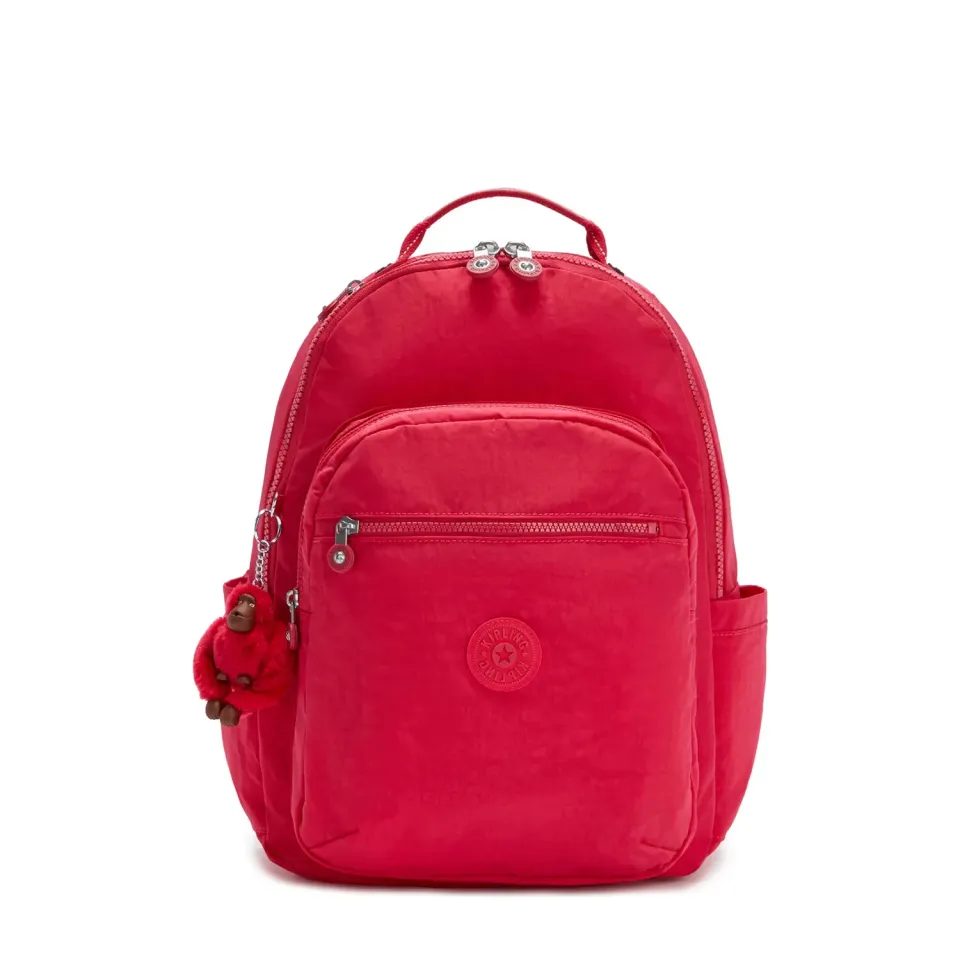 Kipling Seoul rugzak groot True Pink 15 inch laptopvak