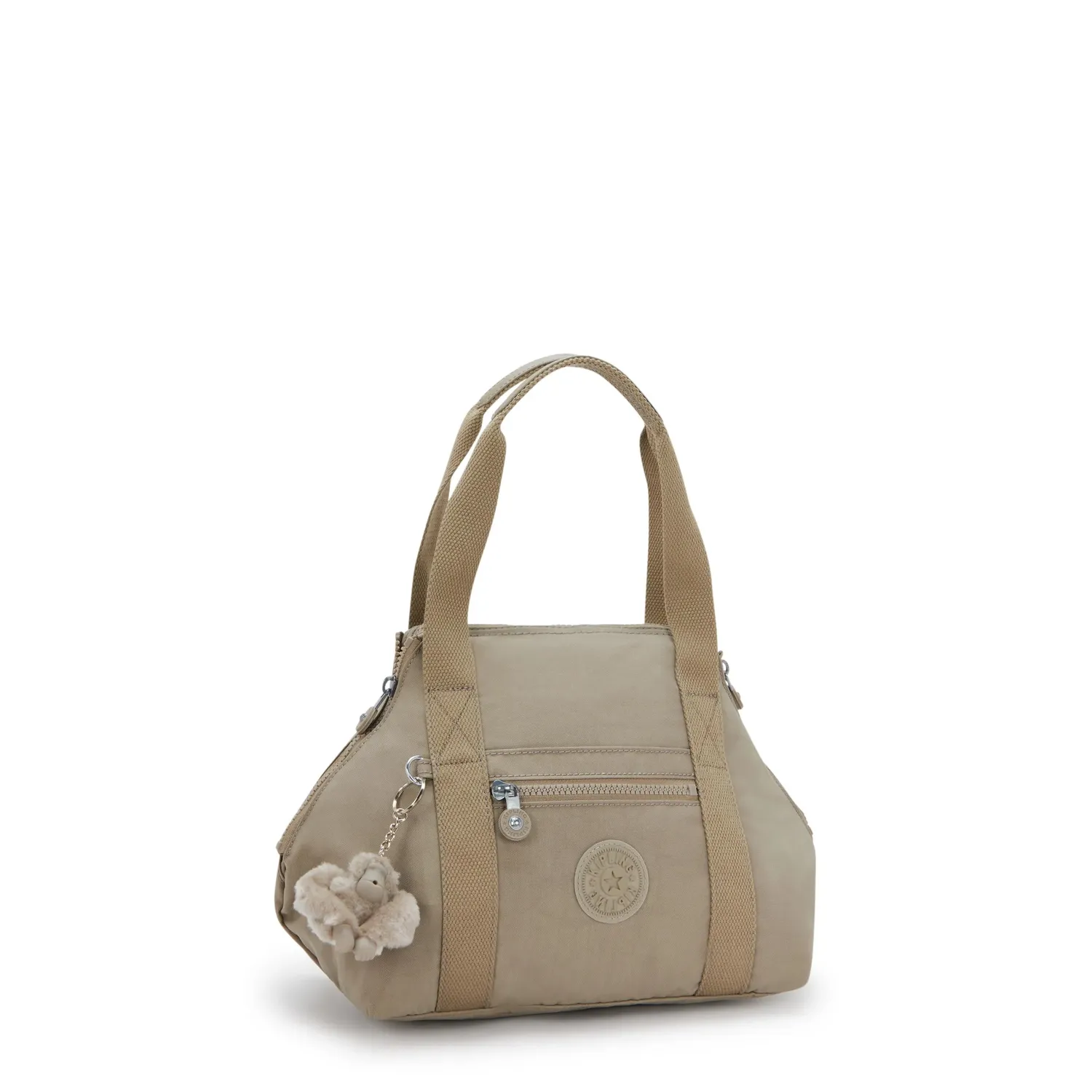 Kipling Art Mini schoudertas Soft Taupe klein waterafstotend