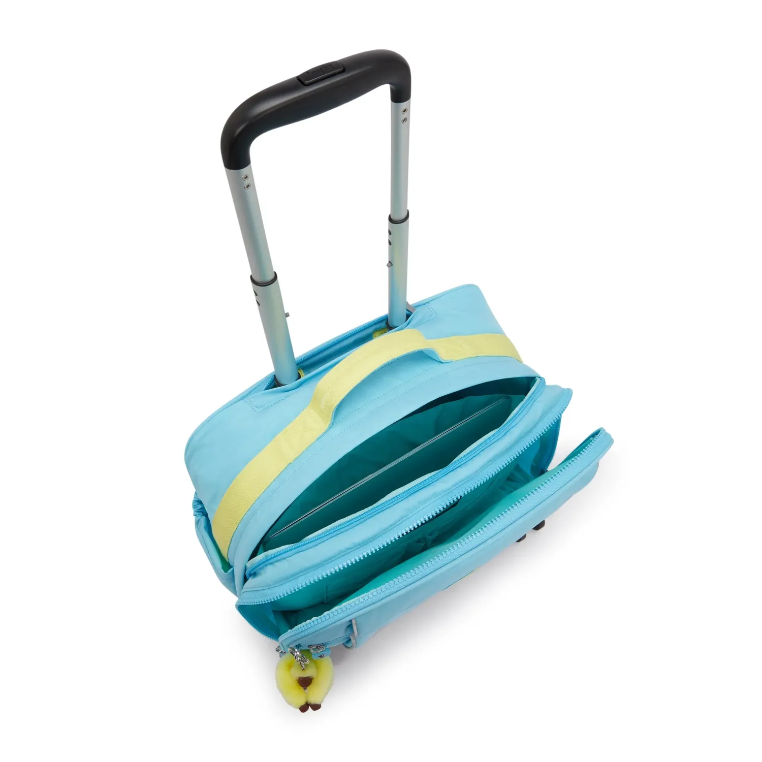 Kipling New Storia trolley Splash Blue Groot 4 wielen