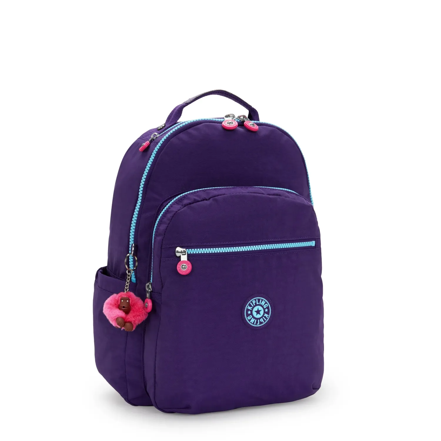 Kipling Seoul rugzak Groot VIP Purple met laptopvak 15 inch