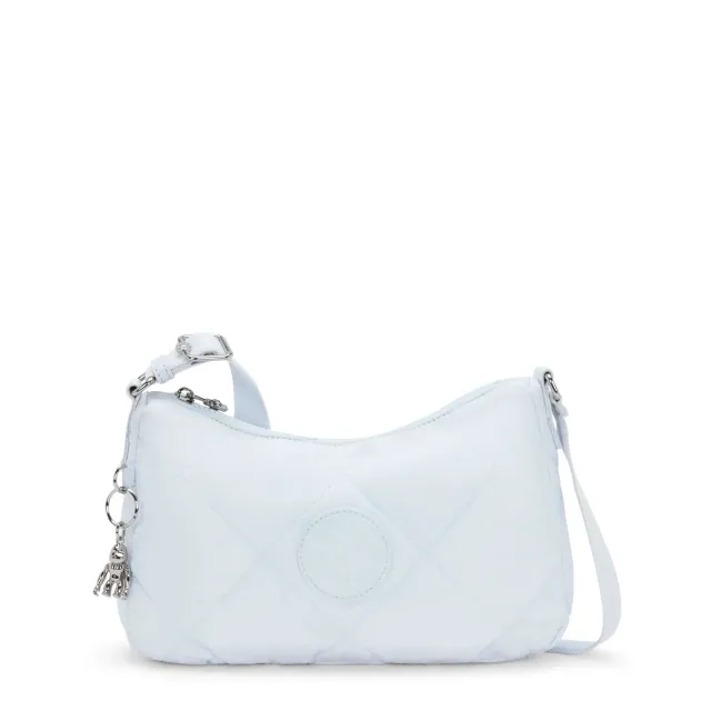 Kipling Ayda Up schoudertas Water Blue Quilt Klein