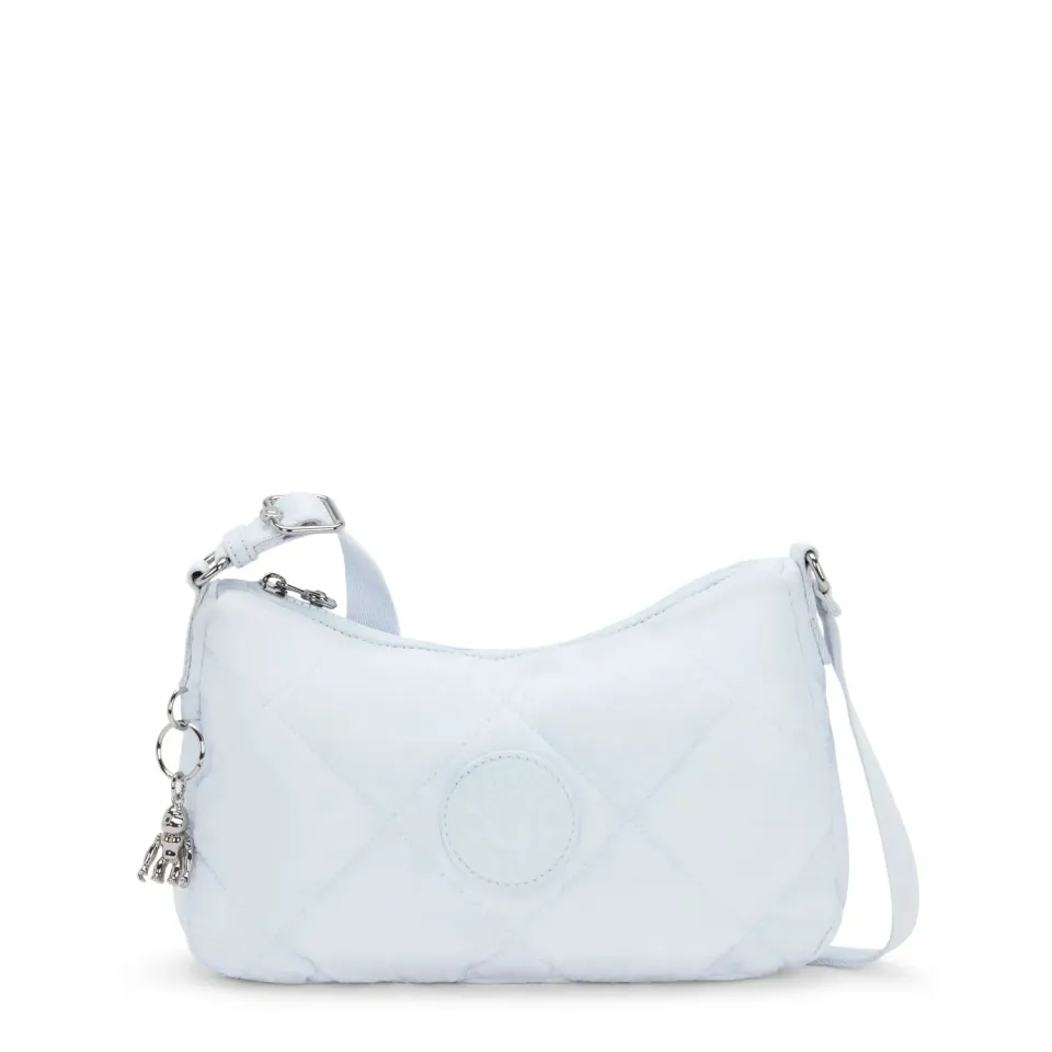 Kipling Ayda Up schoudertas Water Blue Quilt Klein