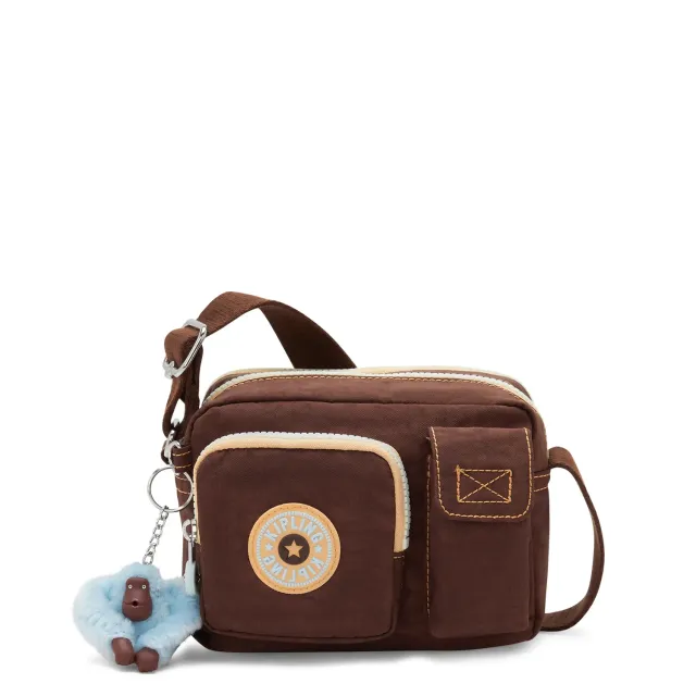 Kipling Abanu S Energy tas Energy Brown Klein verstelbaar