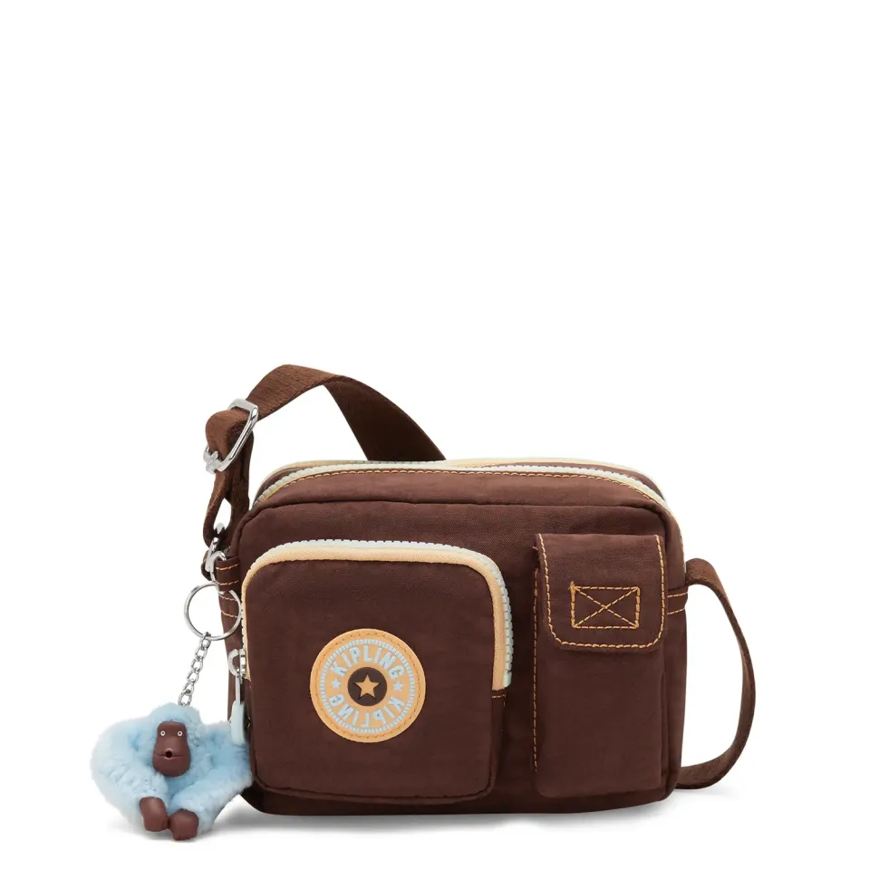 Kipling Abanu S Energy tas Energy Brown Klein verstelbaar
