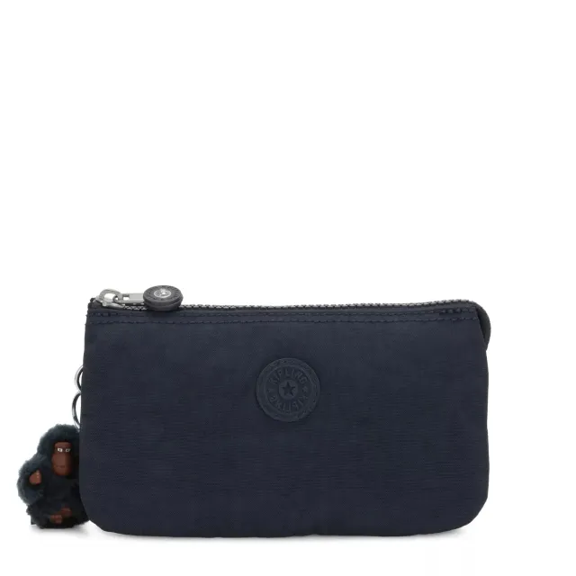 Kipling Creativity L buideltas Groot True Blue Tonal met ritsvak