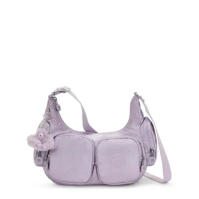 Kipling Rikka S crossbodytas Lilac Moon Metallic klein