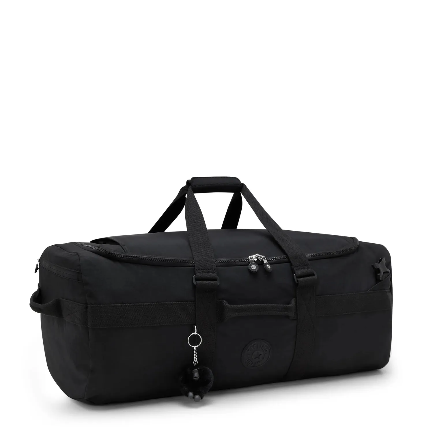 Kipling Donis M reistas Black Noir Medium met laptopvak
